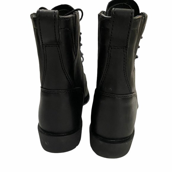 Ariat Heritage Lacer II Black Leather Kiltie Boots - Picture 6 of 11